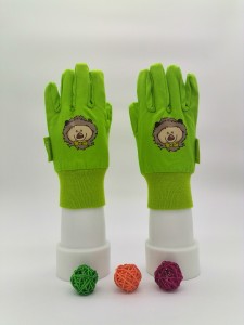 Ebipụtara floral 100% Cotton Garden Gloves, Ugbo na-arụ ọrụ maka nchekwa aka